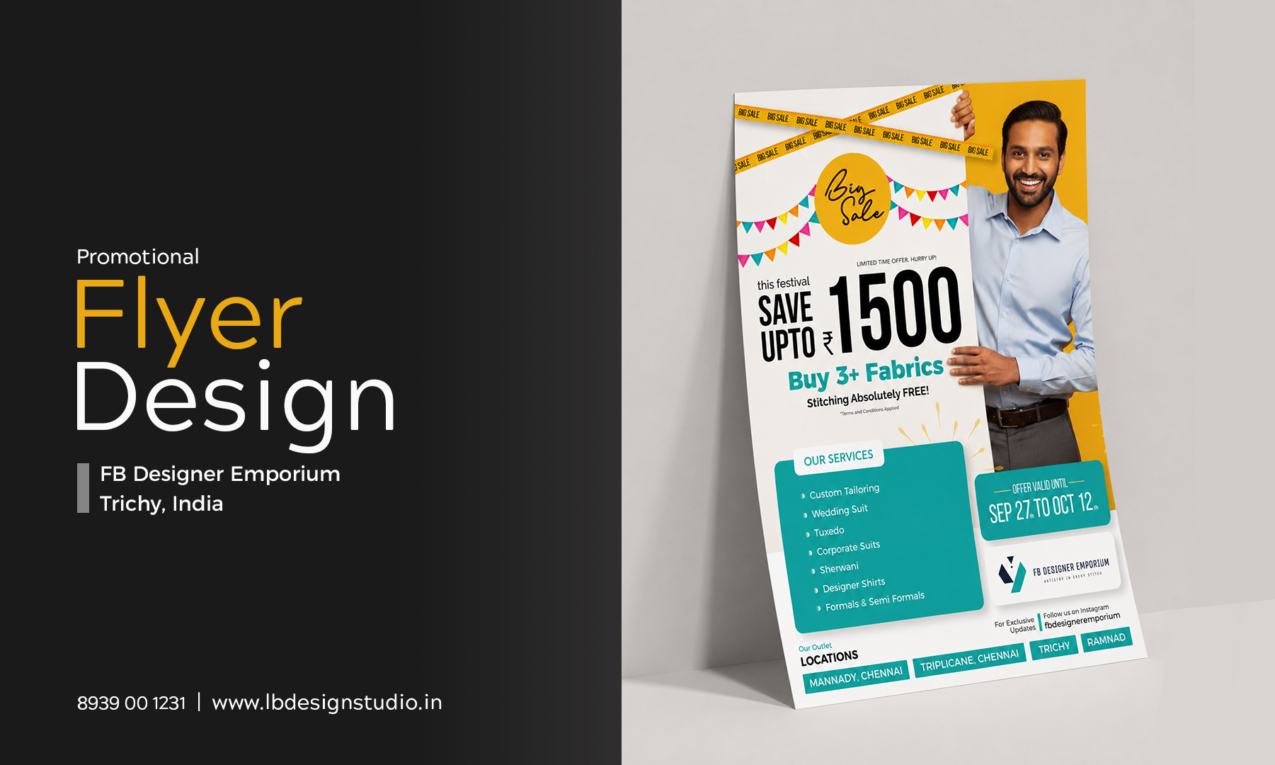 boutique flyer design, flyer design chennai, flyter design trichy, flyer design madurai