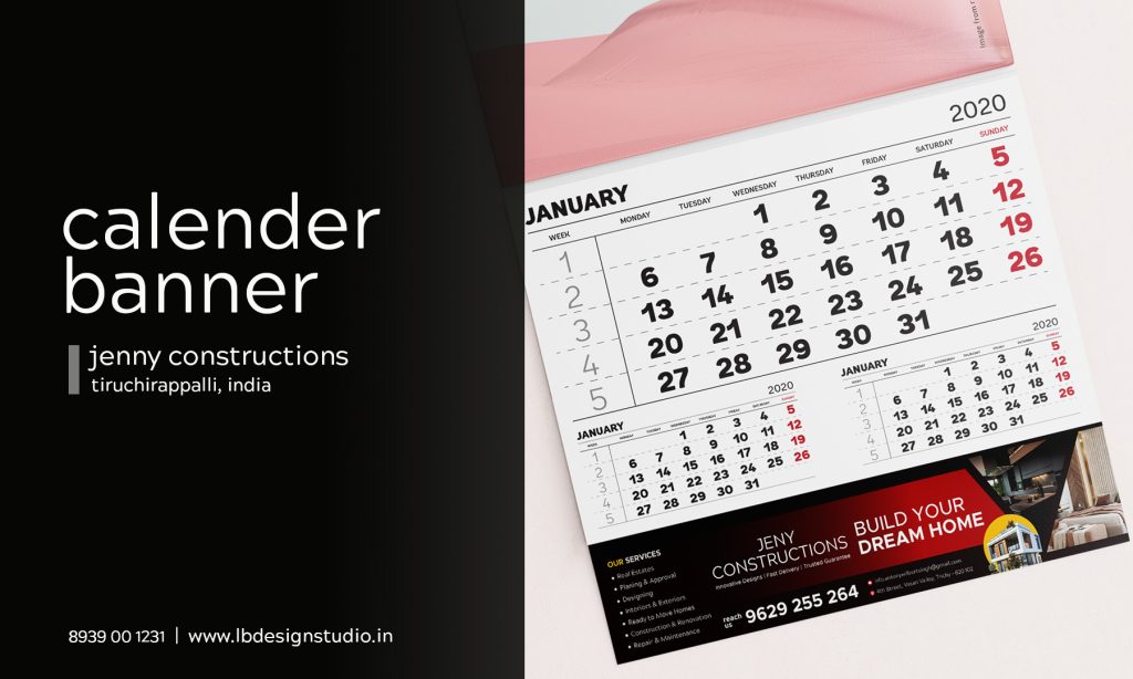 calender design, banner design trichy, web banner design trichy