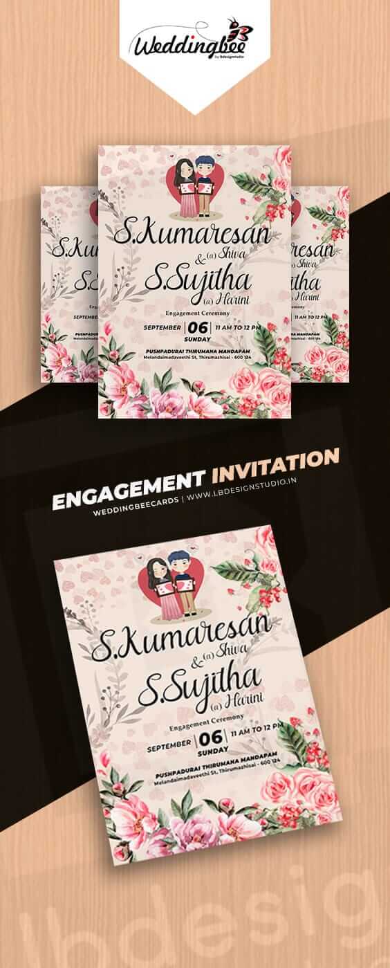 Wedding, Engagement, Birthday E-Invitation Whatsapp Invitation Cards in Chennai, Madurai, Coimbatore, Trichy, whatsapp invitation card